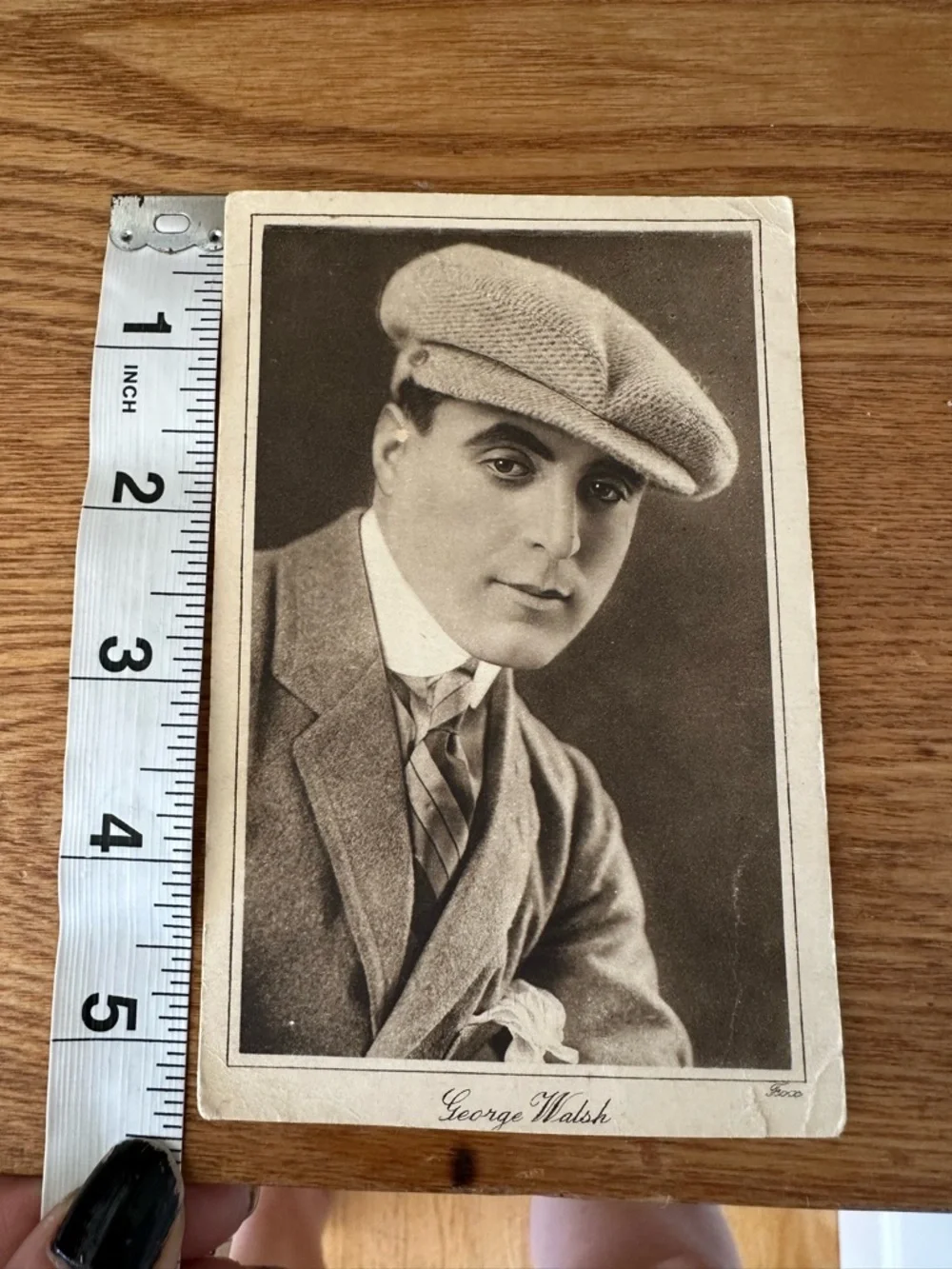 Antique Black& White Actor Head Shot/ Card - Picture 3 of 3